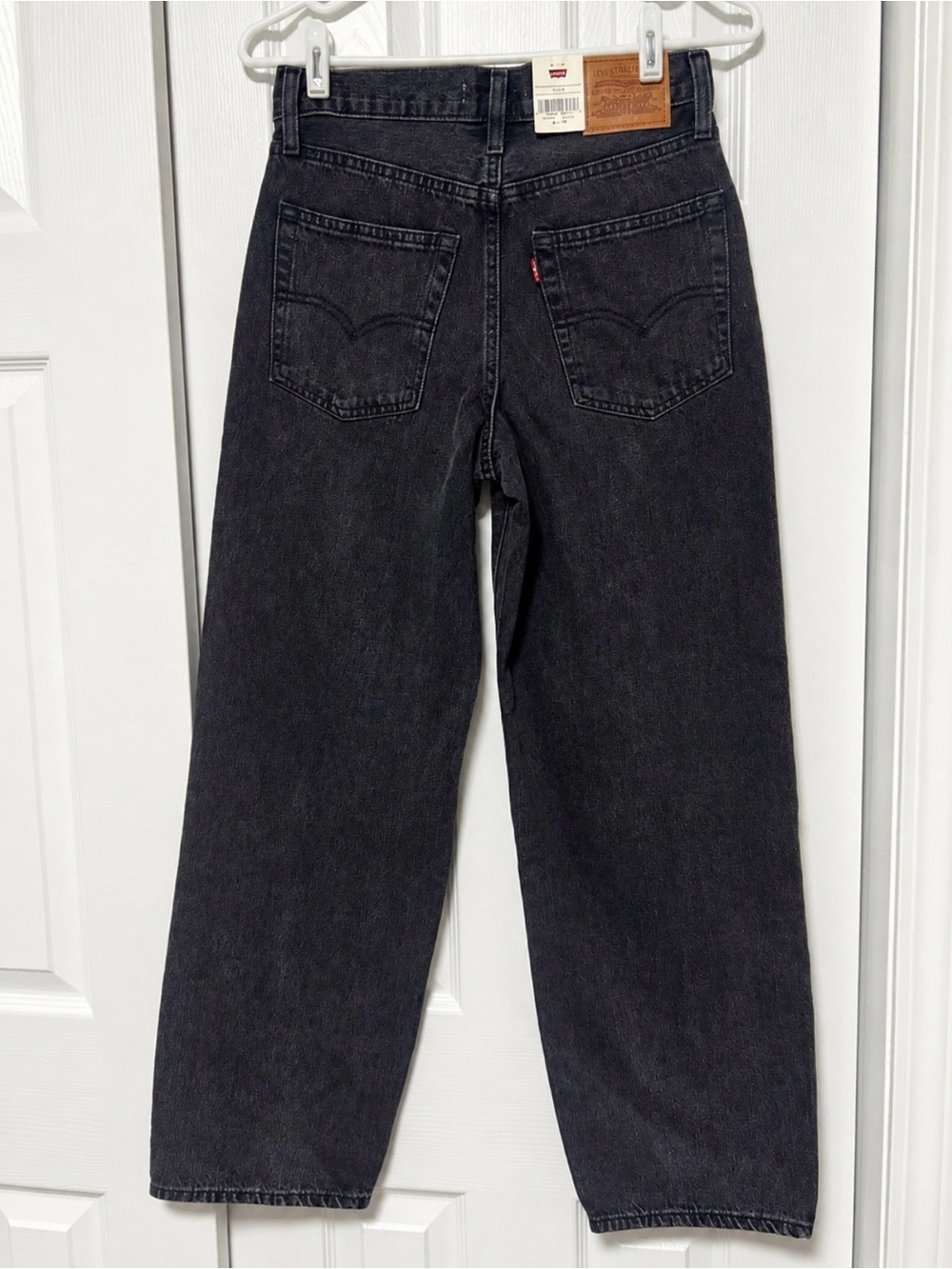 Levi’s Premium Baggy Dad Black Wash Straight Leg Jeans NWT 28x30 - Picture 2 of 7